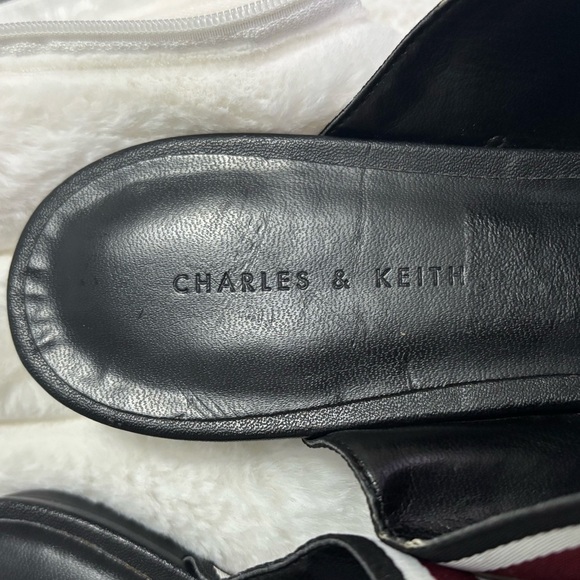 CHARLES & KEITH Women’s Multicolored Grosgrain Mules - Picture 10 of 10